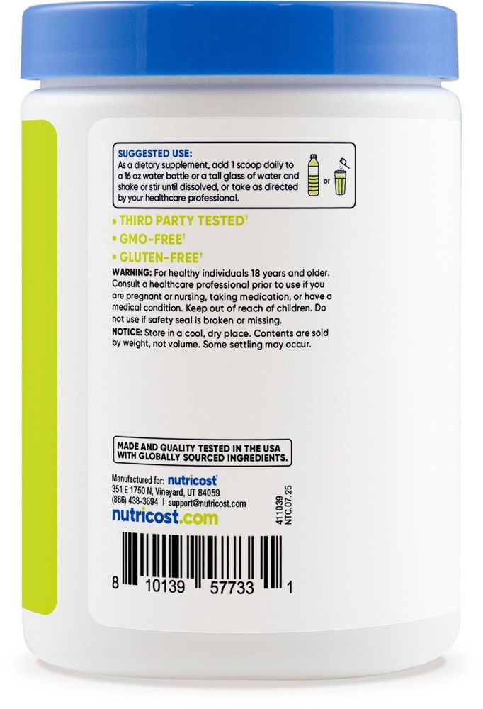 Nutricost Electrolytes Complex Powder (Orchard Blast) 60 Servings - Zero Sugar