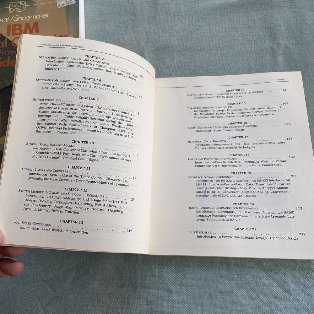 Book Lot Interfacing IBM Personal Computer From Inside Out PC 1984 1983 1st Ed.