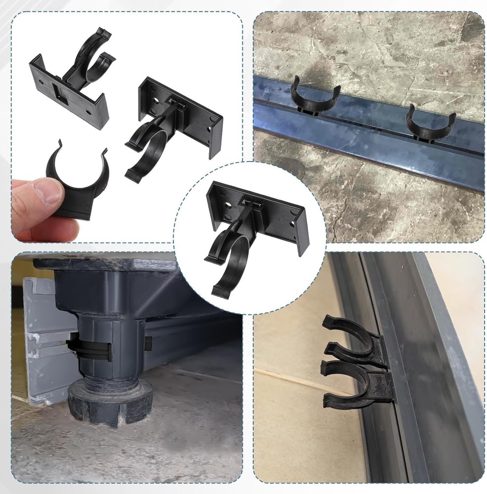 10 Pack Plastic Toe Kick Clip, Adjustable Leg Plinth Clip, Toe Kick Kitchen L