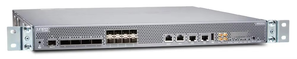MX204-HW-BASE +JUNOS and Dual Power Supply - Tested