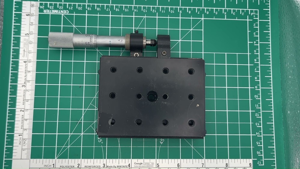 Newport Linear Stage 430 with Starett 263 Micrometer Head