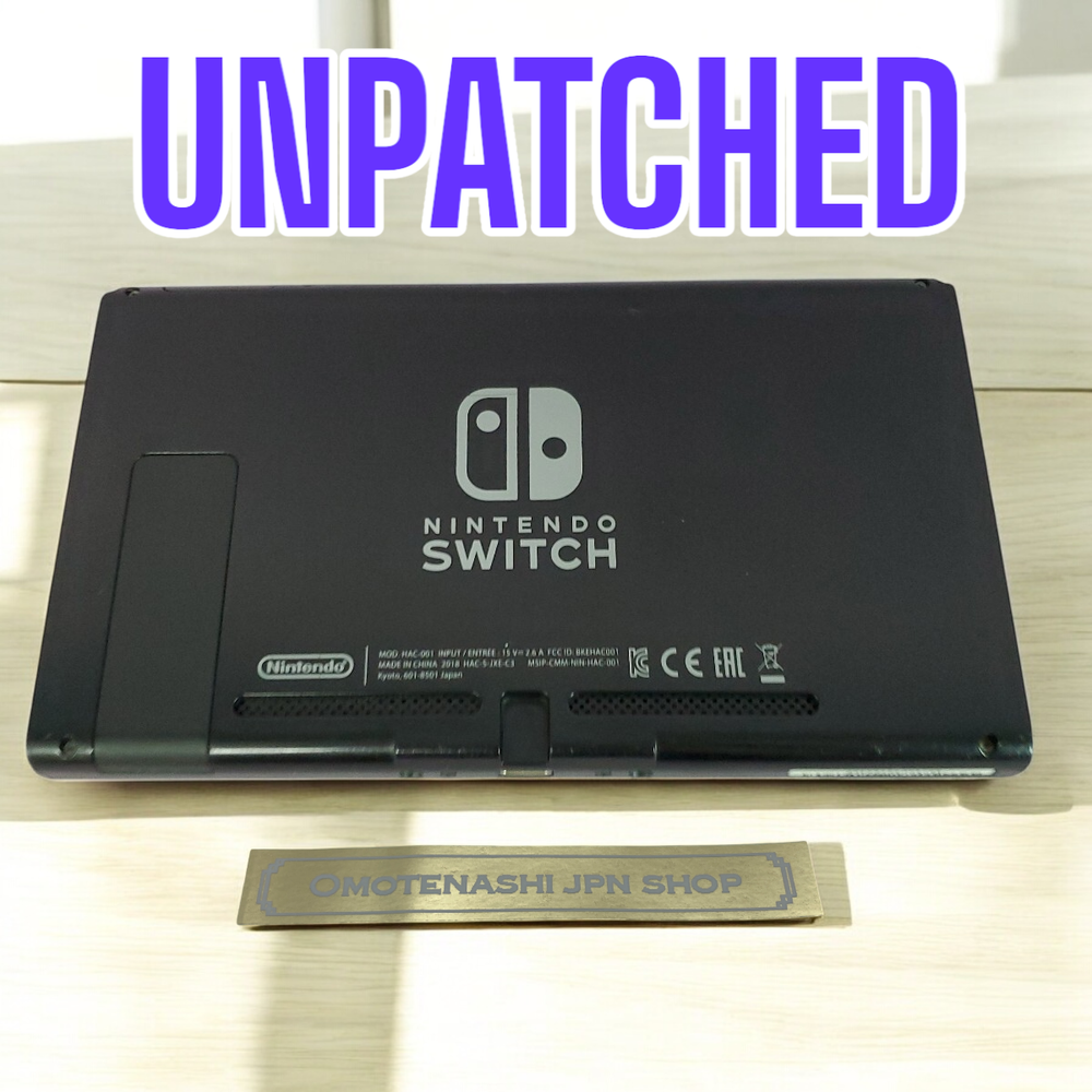 Nintendo Switch UNPATCHED Hac-001 [Console only] 2016 2017 2018 pre-owned