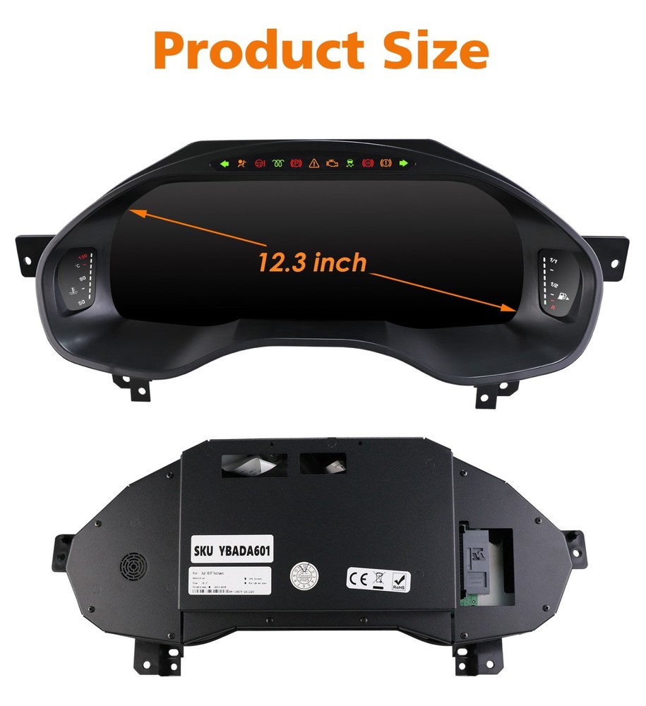 For AUDI A6 A7 2013-2018 CarPlay Linux Digital Instrument Cluster Speedometer
