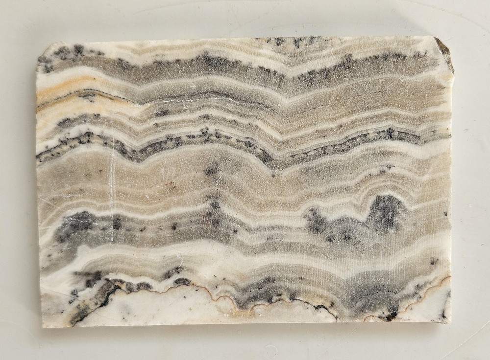 Silver Onyx Lapidary Slab 61 Grams