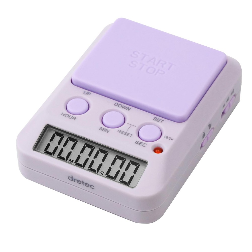 dretec Study Timer Time Up 2 Limited Color Purple Learning Timer