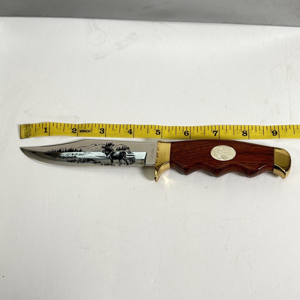 Franklin Mint The Moose Fixed Blade Knife