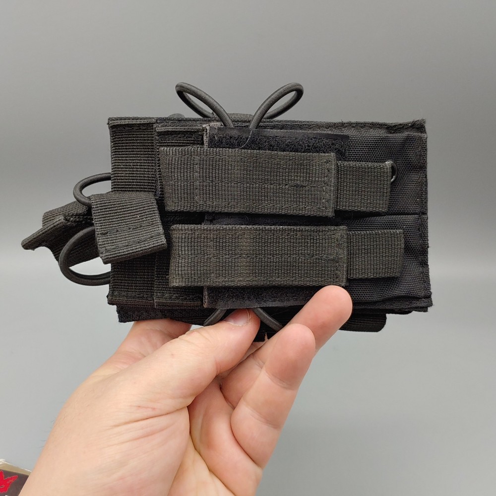 Fox Tactical Horizontal Quick Stack Hold 2 Magazines Black Item No #57-3311 NWT