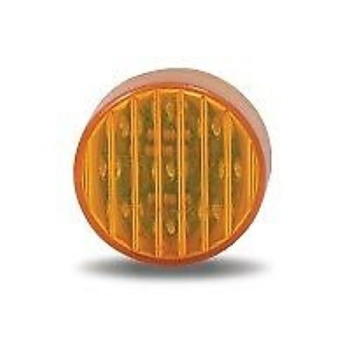 2" AMBER/AMBER RIBBED LED MARKER LIGHT