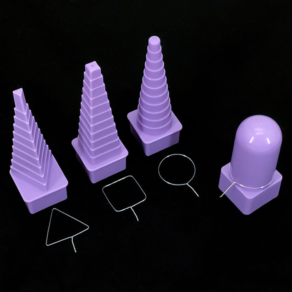 4PCS Mandrels Interchangeable Handle Mandrel Sizer Bracelet Bangle Mandrel