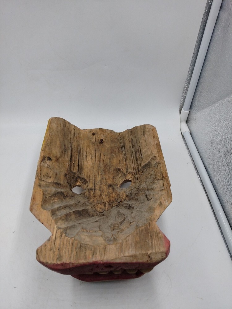 Wooden Hand Carved Giraffe Mask