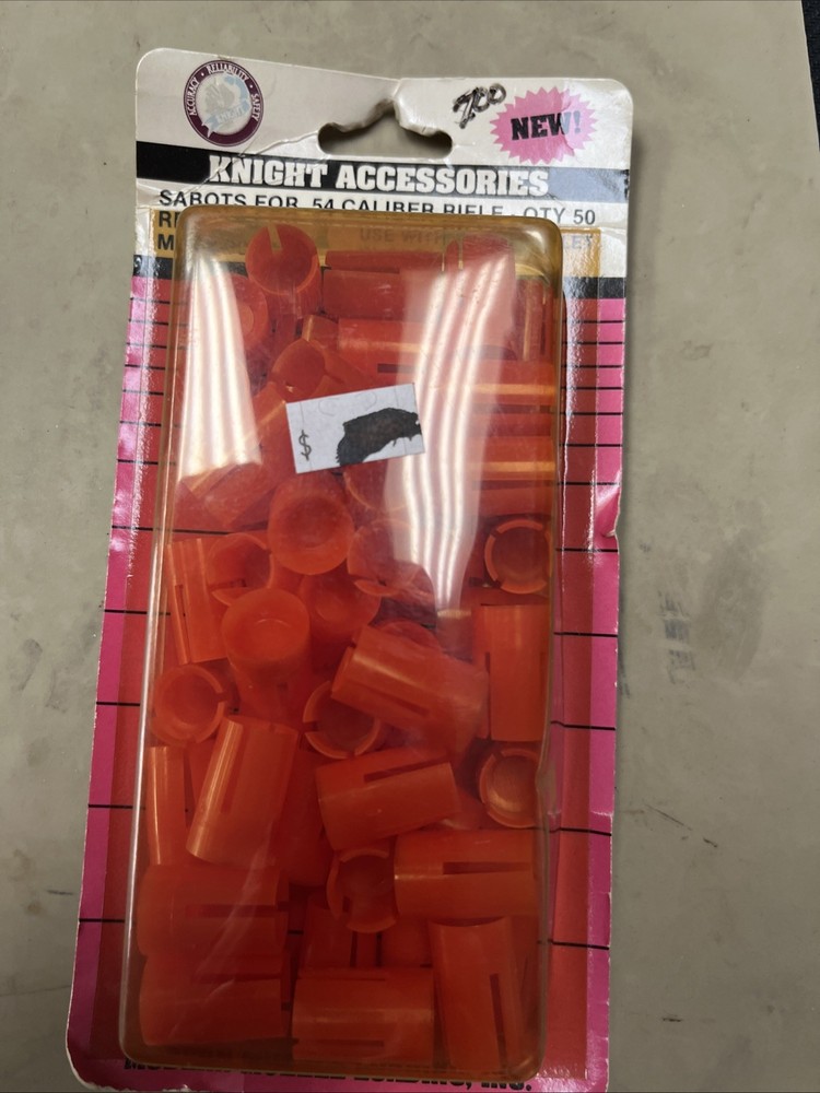 KNIGHT. Sabots Muzzle Loader .54 cal. ….50 in the pack