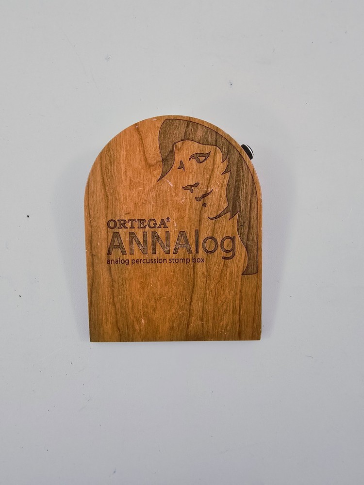 Ortega ANNALOG Percussion Stomp Box Foot Percussion Pedal Untested