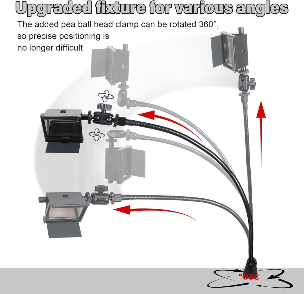 Camera Lucida Drawing Tool,Multi-Angle Fixture,Adjustable Pea Jig Projector Can