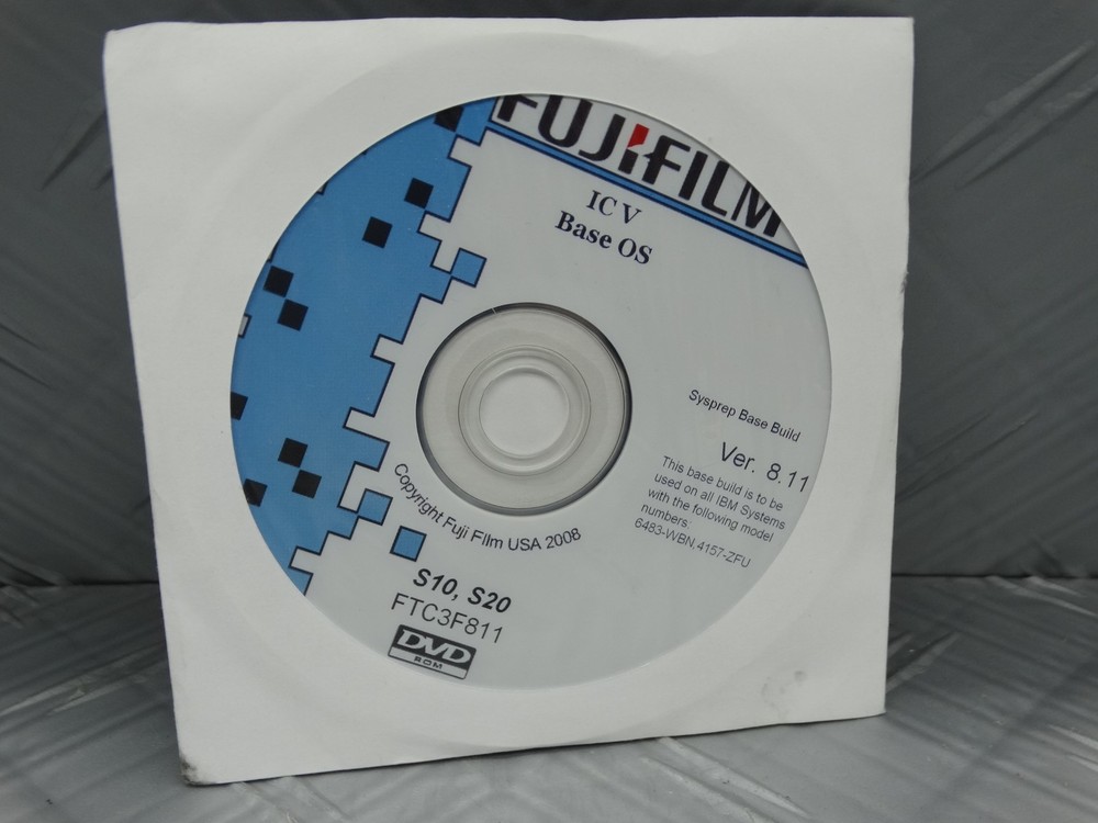 Fujifilm IC V Base OS Software FTC3F811