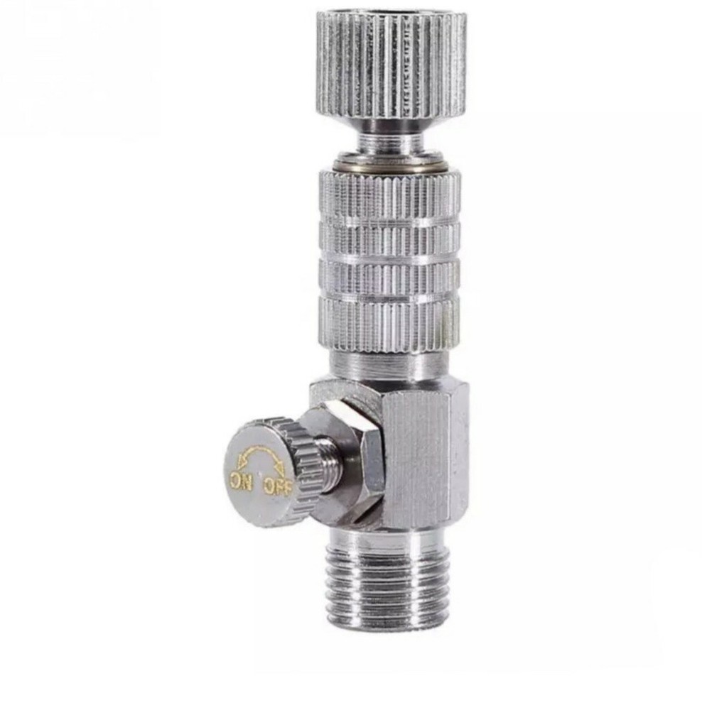 Airbrush Airflow Adjustable Valve Quick Release 1/8th BSP Coupling Adaptor tool