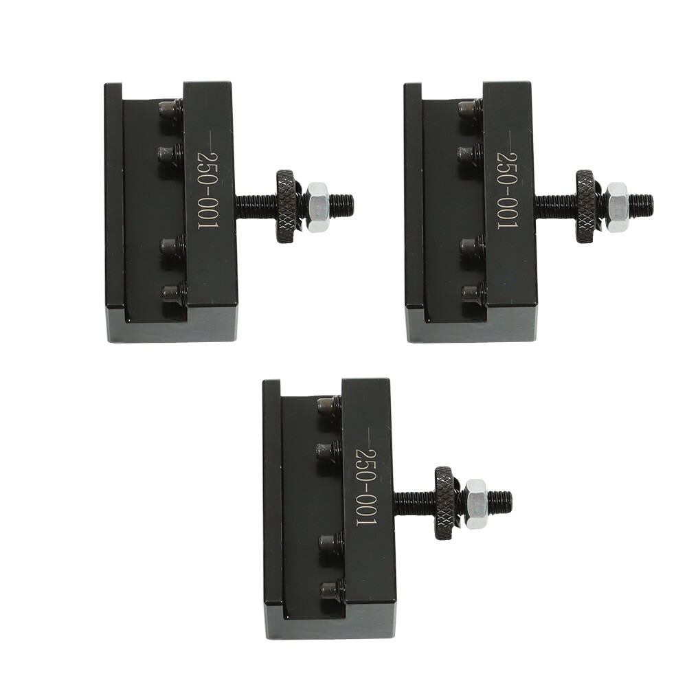 3 PCS OXA #1 Quick Change Turning & Facing Lathe Tool Post Holder 250-001