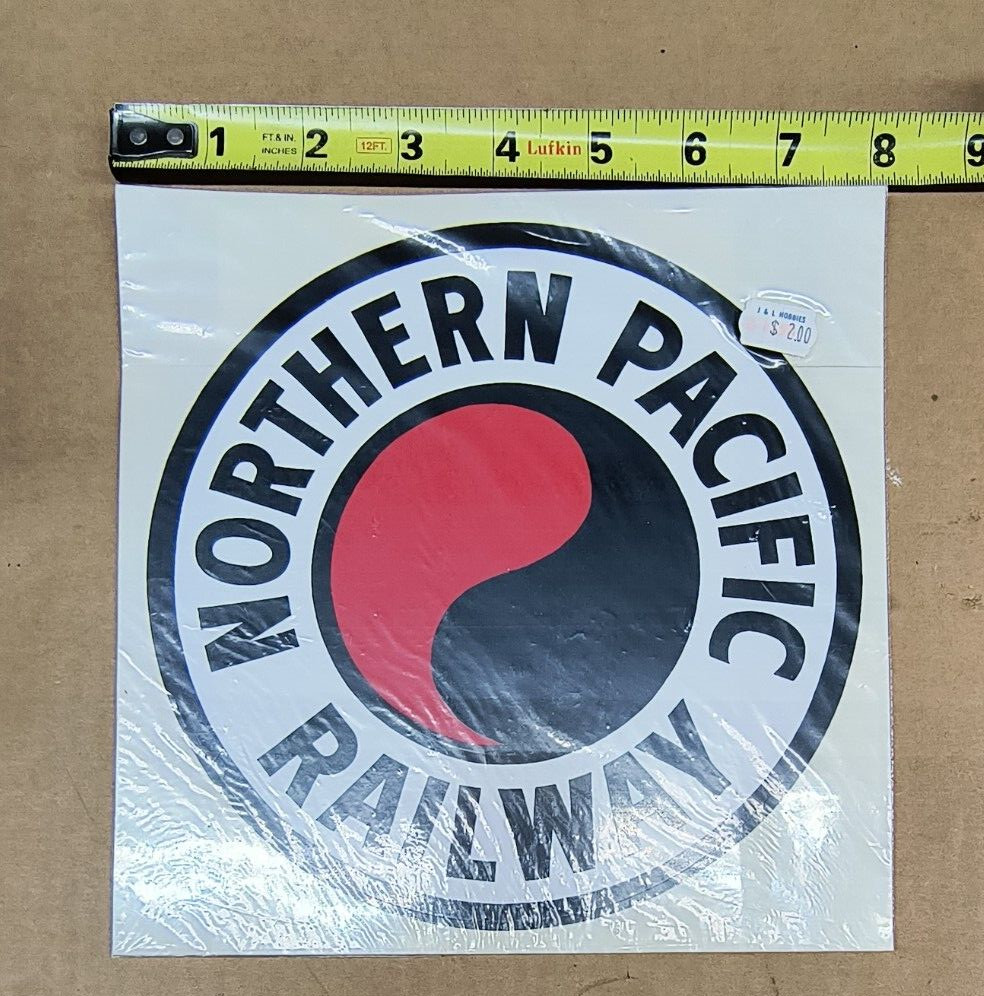 Northern Pacific Railway Railroad Sticker Railflags Decals