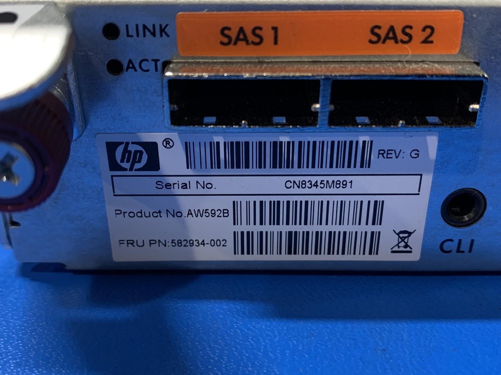 Lot of 4 HP AW592B P2000 G3 SAS Array Controller