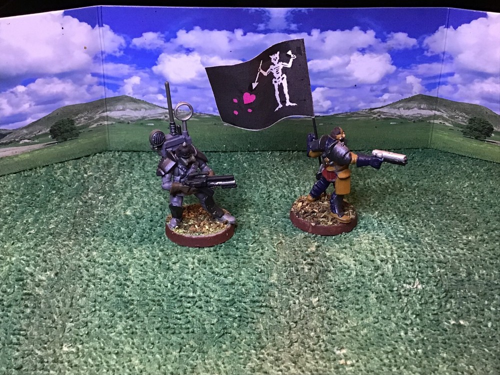 Warzone Bauhaus Conversion Figures (2) 25mm