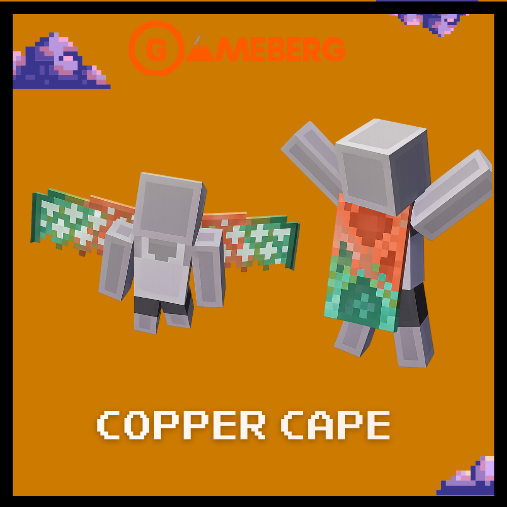 Minecraft - Copper Cape - Bedrock & Java Edition