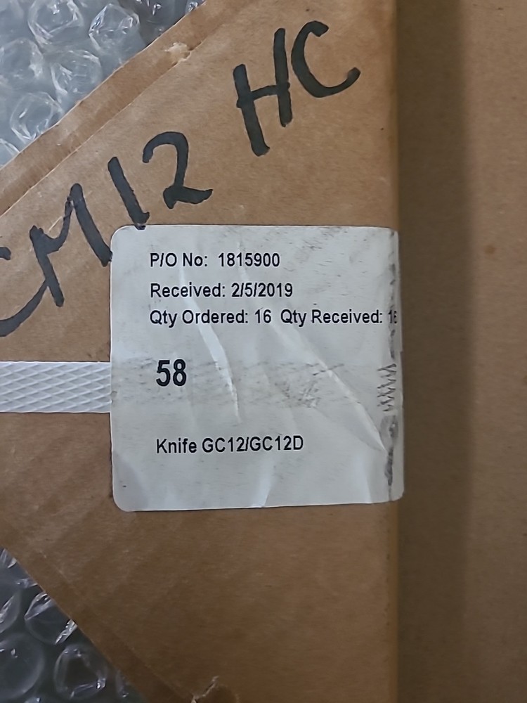 Slicer blade gc 12