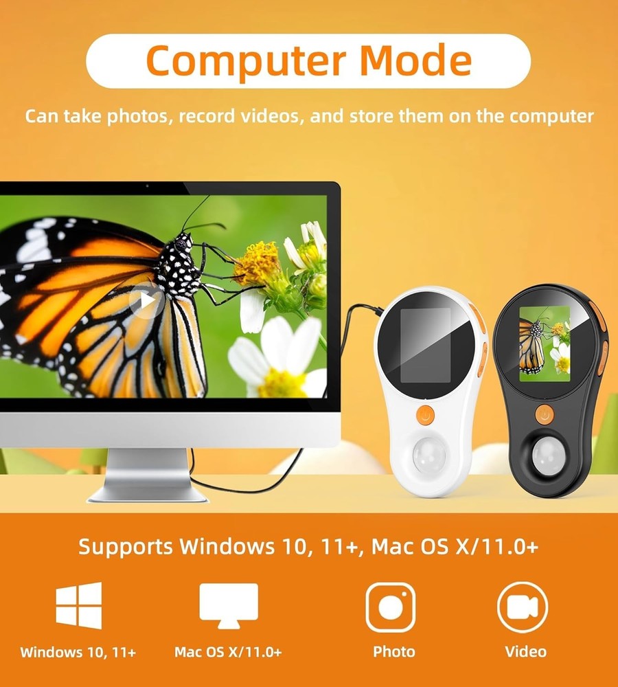 Digital Microscope Handheld 2.0 inch IPS Color Screen,Portable Digital Magnif...