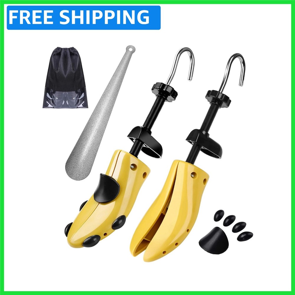Ergonomic Shoe Trees for Men & Women - 2-Piece Durable Stretching Solution