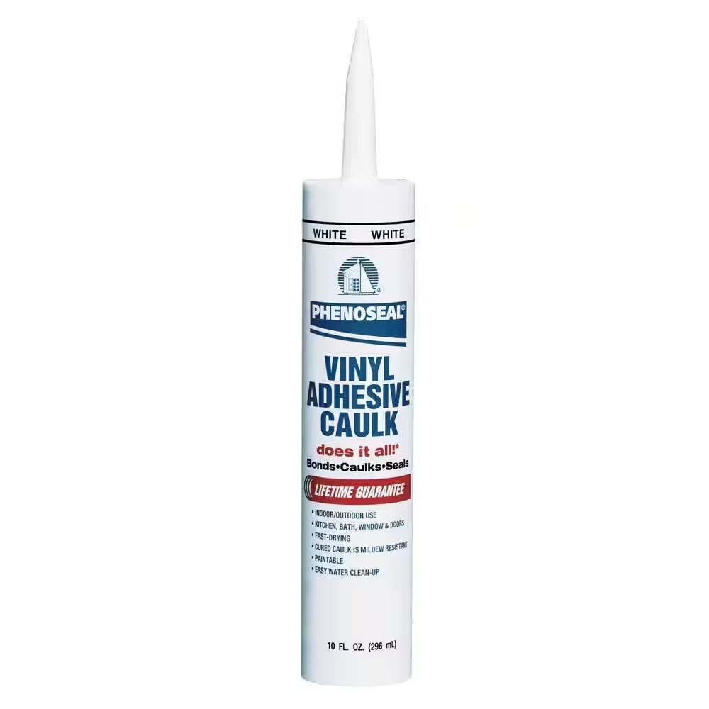 Does It All 10 Oz. White Exterior/Interior Vinyl Adhesive Caulk