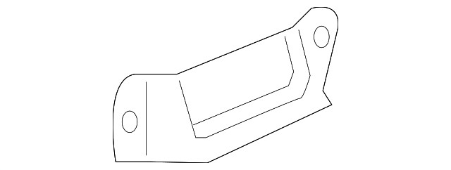 Genuine GM Front Side Door Pull Handle Bracket 23404223