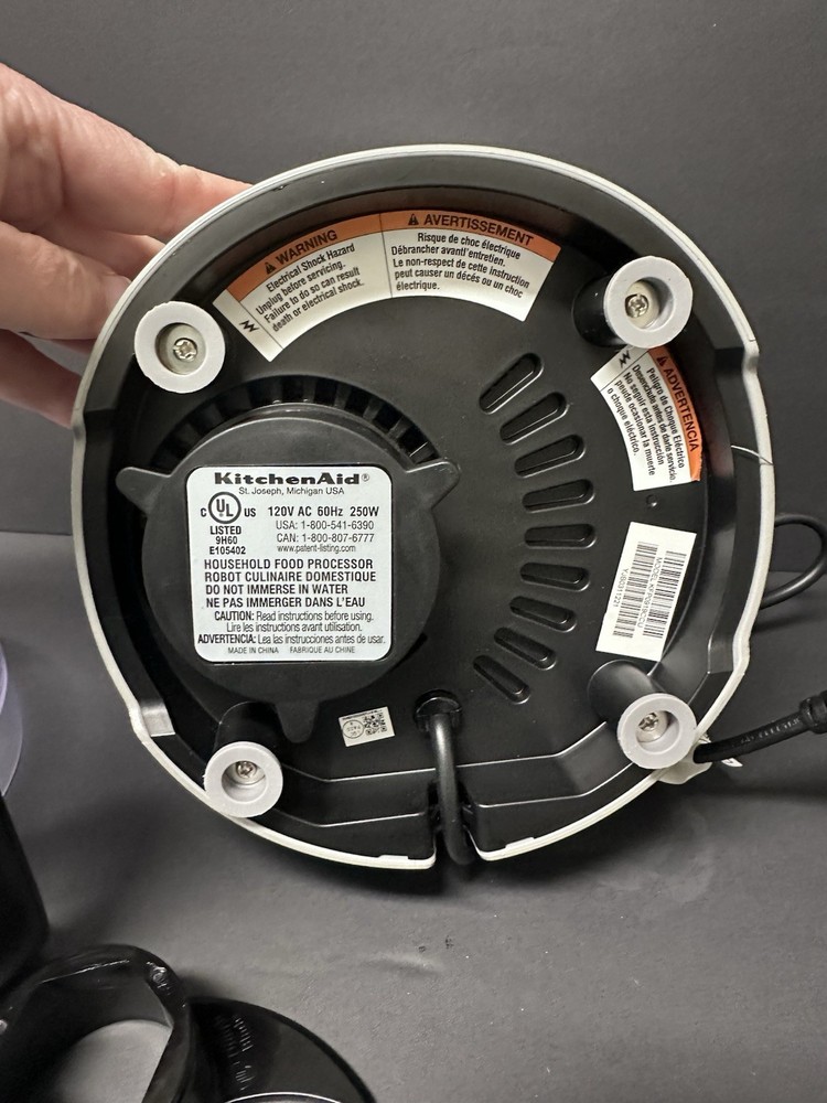 KitchenAid 9 Cup Food Processor | W All Attachments | KFP0919CU | Tested