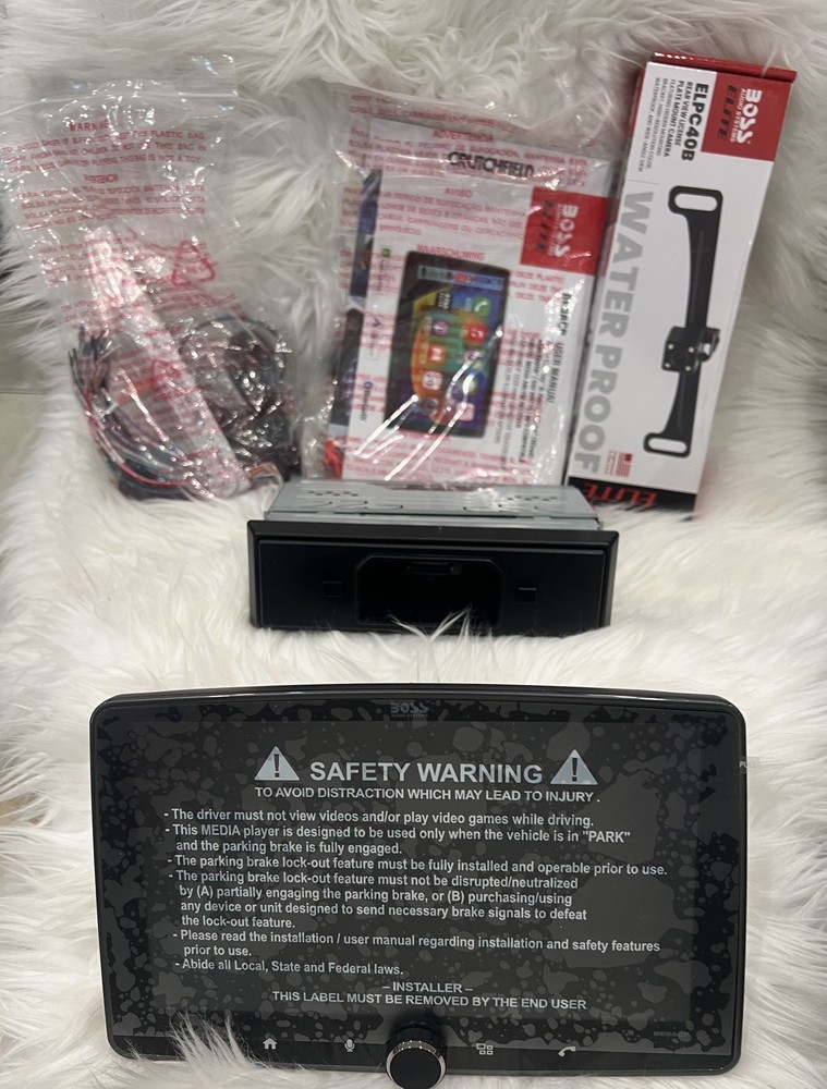 BOSS Audio Elite BE9ACP.XC Digital Multimedia Receiver + Camera-OPEN BOX!