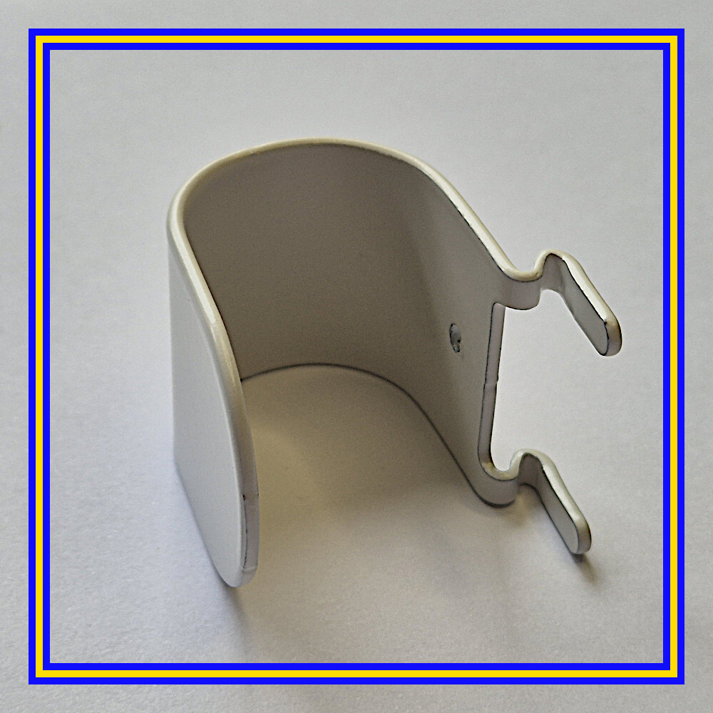 192285 X 2 IKEA White Metal Support Bracket