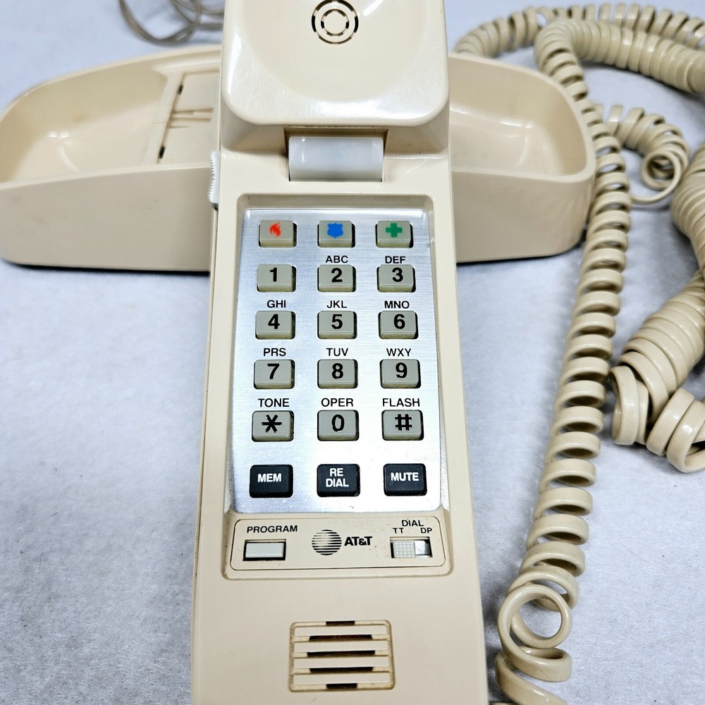 AT&T 210 Basic Trimline Corded Phone Single Line