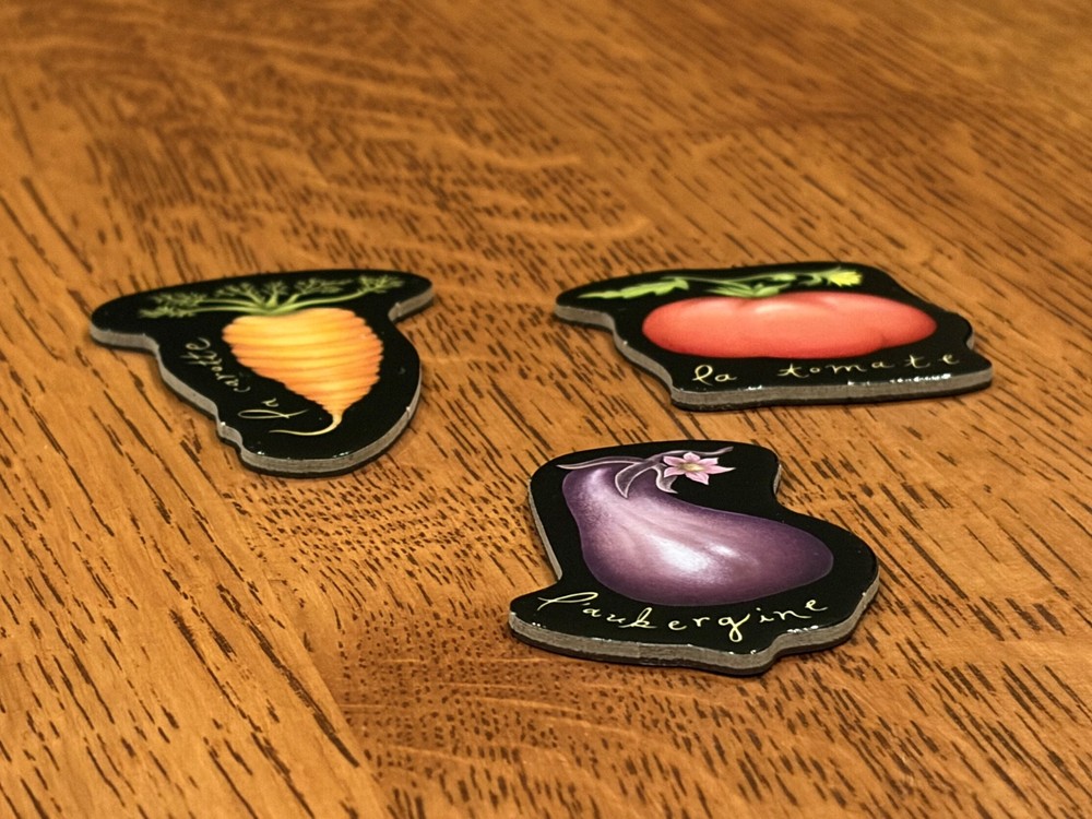 Grocery List Notepad & Vegetable Magnets