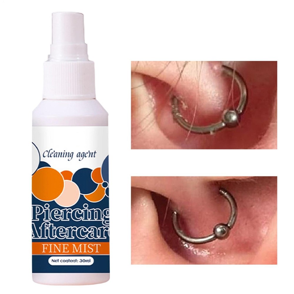 Piercing Aftercare Spray 30ml Fine Mist Saline Solution For Piercing
