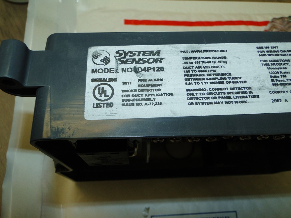 System Sensor D4p120 Photoelectric Power Board