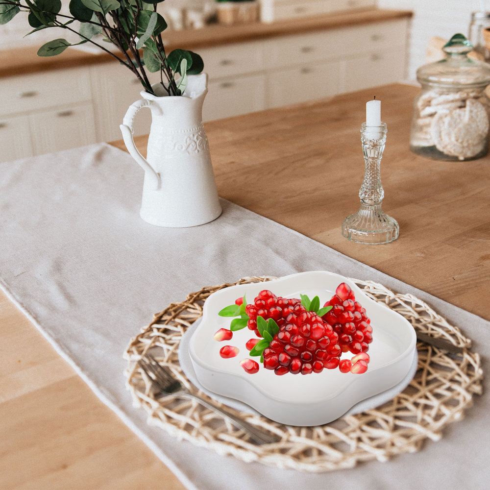 1PC Kitchen Dish Egg Plate Storage Storage Container Snacks Serving Plate