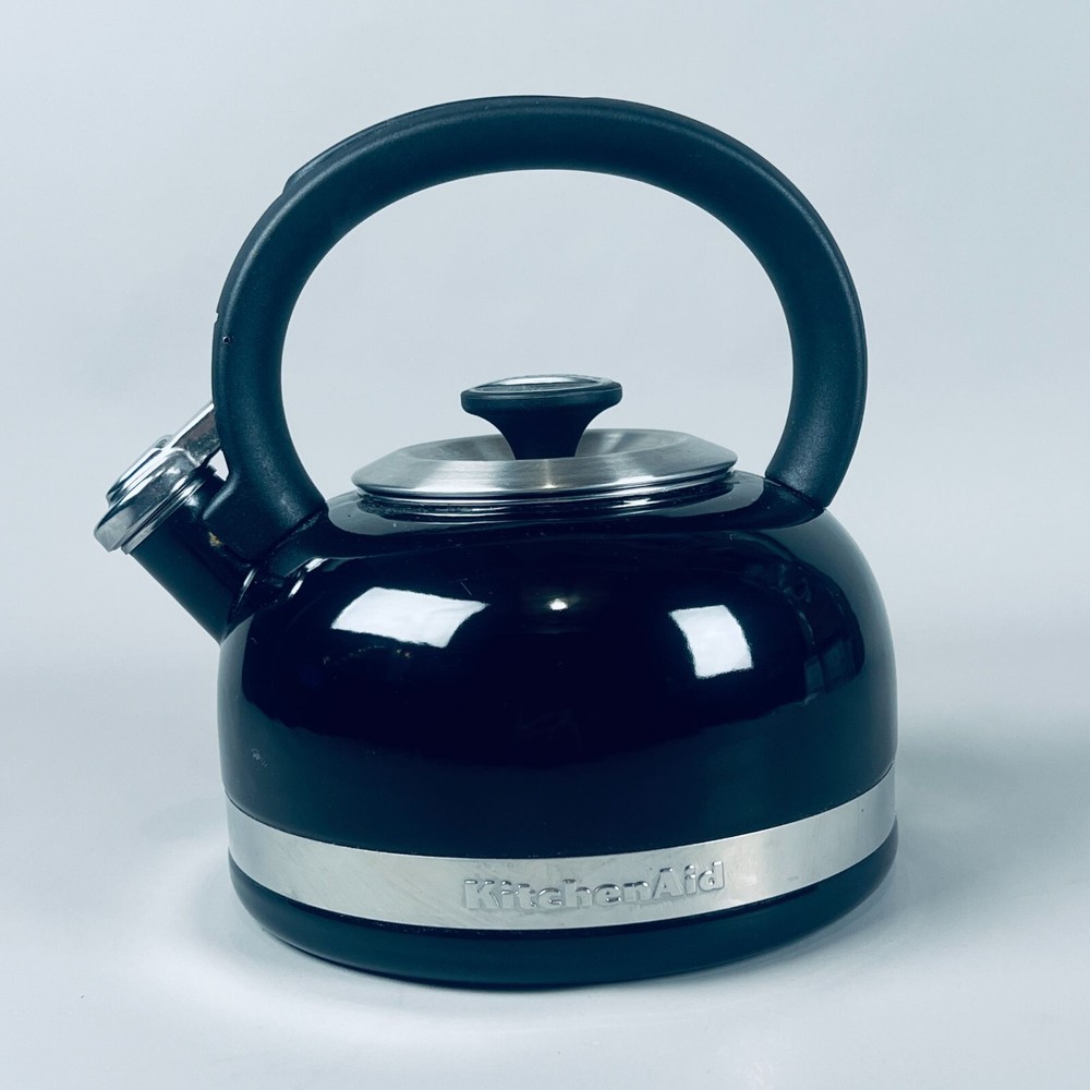 KitchenAid Black 2.0 Quart Stovetop Kettle w/ Full Handle Black