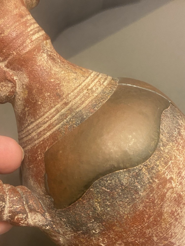 Vintage Pottery Vase Pitcher Handthrown Rustic