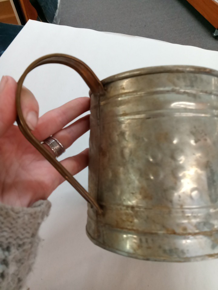 Vintage Rustic Metal Watering Can