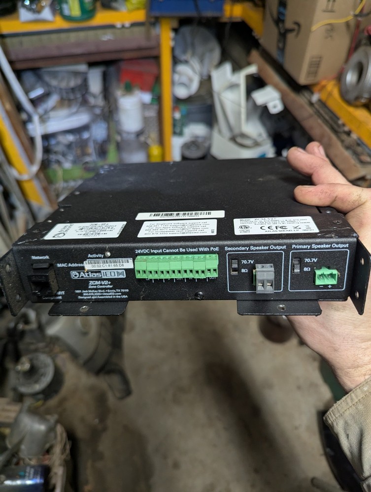 Atlas Sound IED Pole Mount Amplifier !!! ZCM-V2 Zone Controller!!!