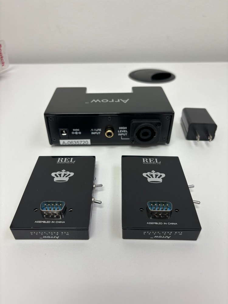 REL Acoustics Arrow™ Wireless Transmitter and Receiver Version 2 - Black - New