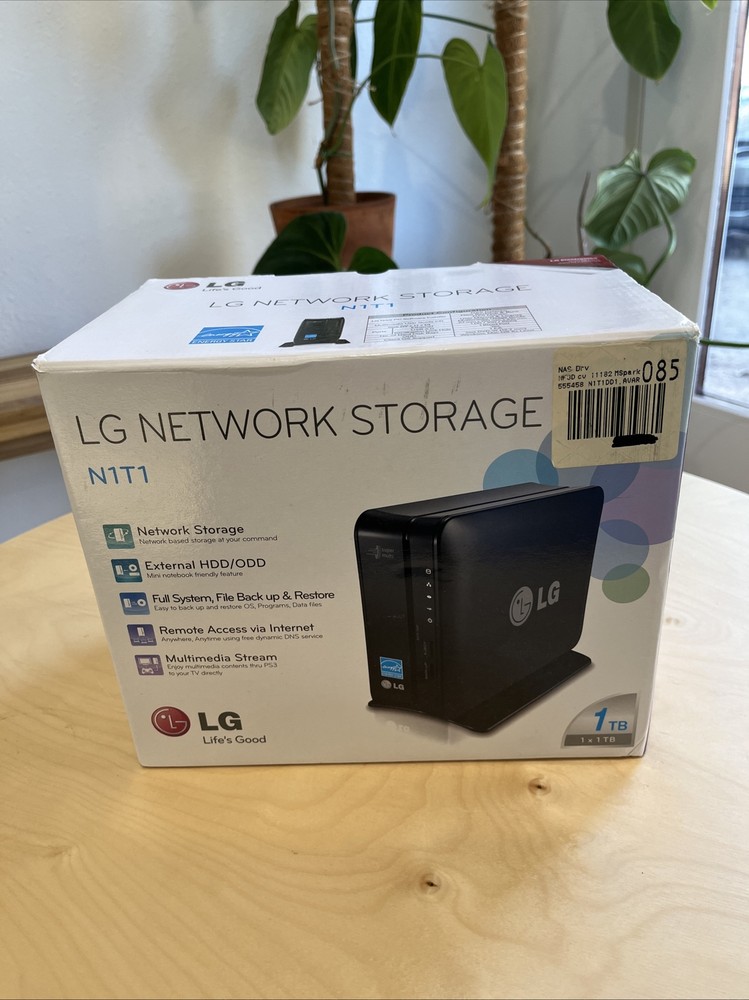 LG NETWORK STORAGE N1T1 EXTERNAL HDD 1TB - Open Box