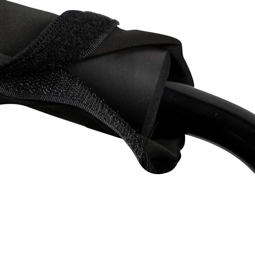 Unisex Rollator Walker Seat and Backrest Rollbar Covers Medium, Black Bee