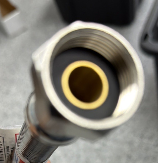 Eastman 48573 12" Steel-Flex Water Heater Connector, 3/4" FIP Swivel x 3/4"