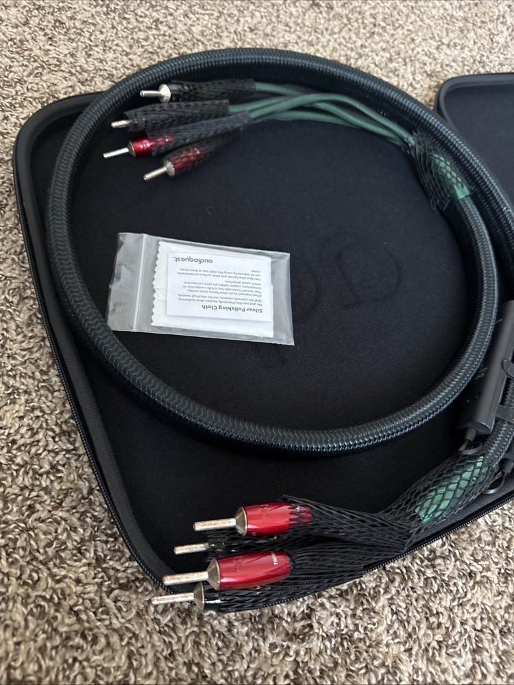 Audioquest Aspen Bi-Wire (Biwire) Speaker Cables - 6ft