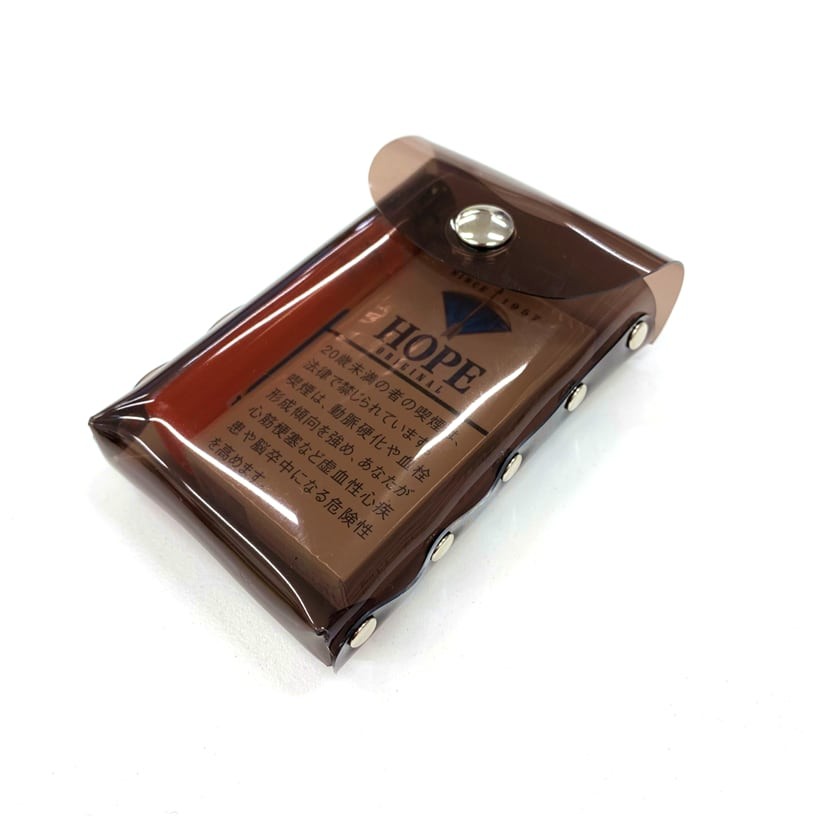 Clear PVC Waterproof Cigarette Case (Short), Magnetic Snap