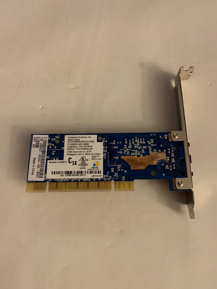 Conexant internal modem RD01-D850 (RD01D850) 56 Mbps