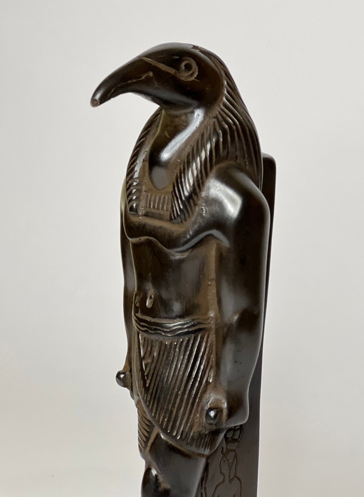 2 STATUE ANUBIS AND THOTH ANCIENT EGYPTIAN ANTIQUES EGYPT HANDMADE STONE