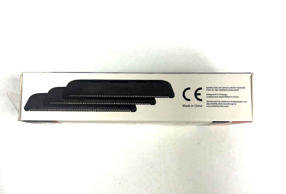 3-Pack Blade Refill for BAKBLADE 1.0 Back and Body Shaver